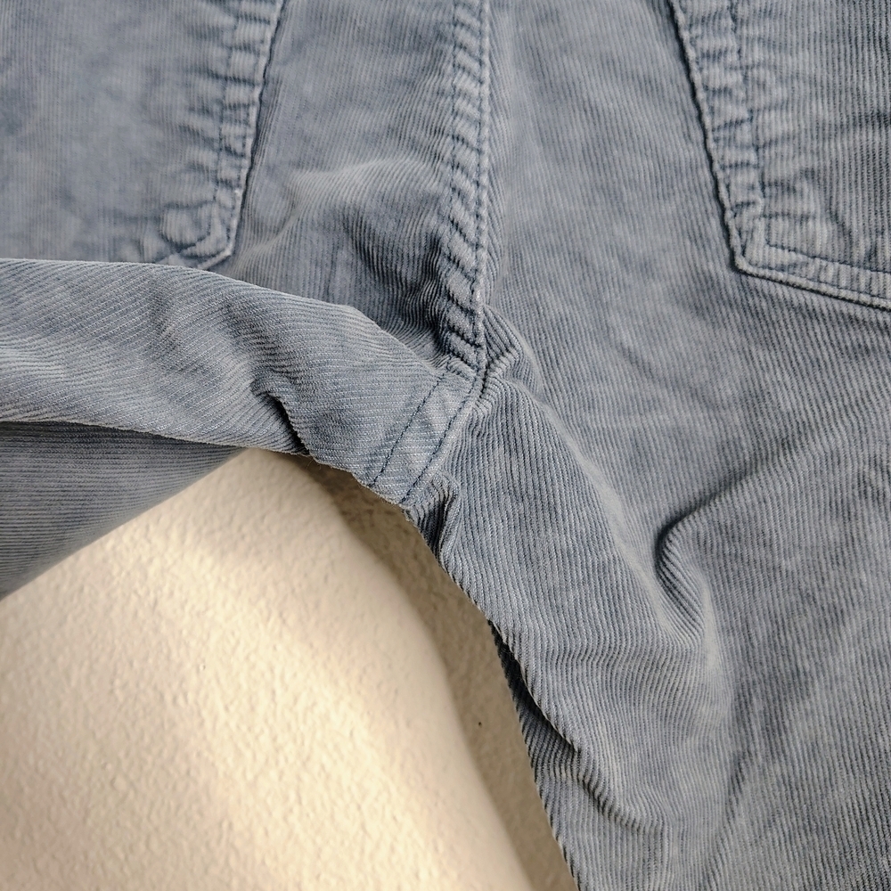 AG Adriano Goldschmied Tellis Modern Slim Light Blue Corduroy Jeans Sz 30x34 - Picture 12 of 16